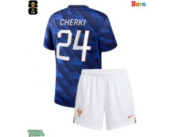 Frankrig Rayan Cherki #24 Replika Babytøj Hjemmebanesæt Børn VM 2026 Kortærmet (+ Korte bukser)